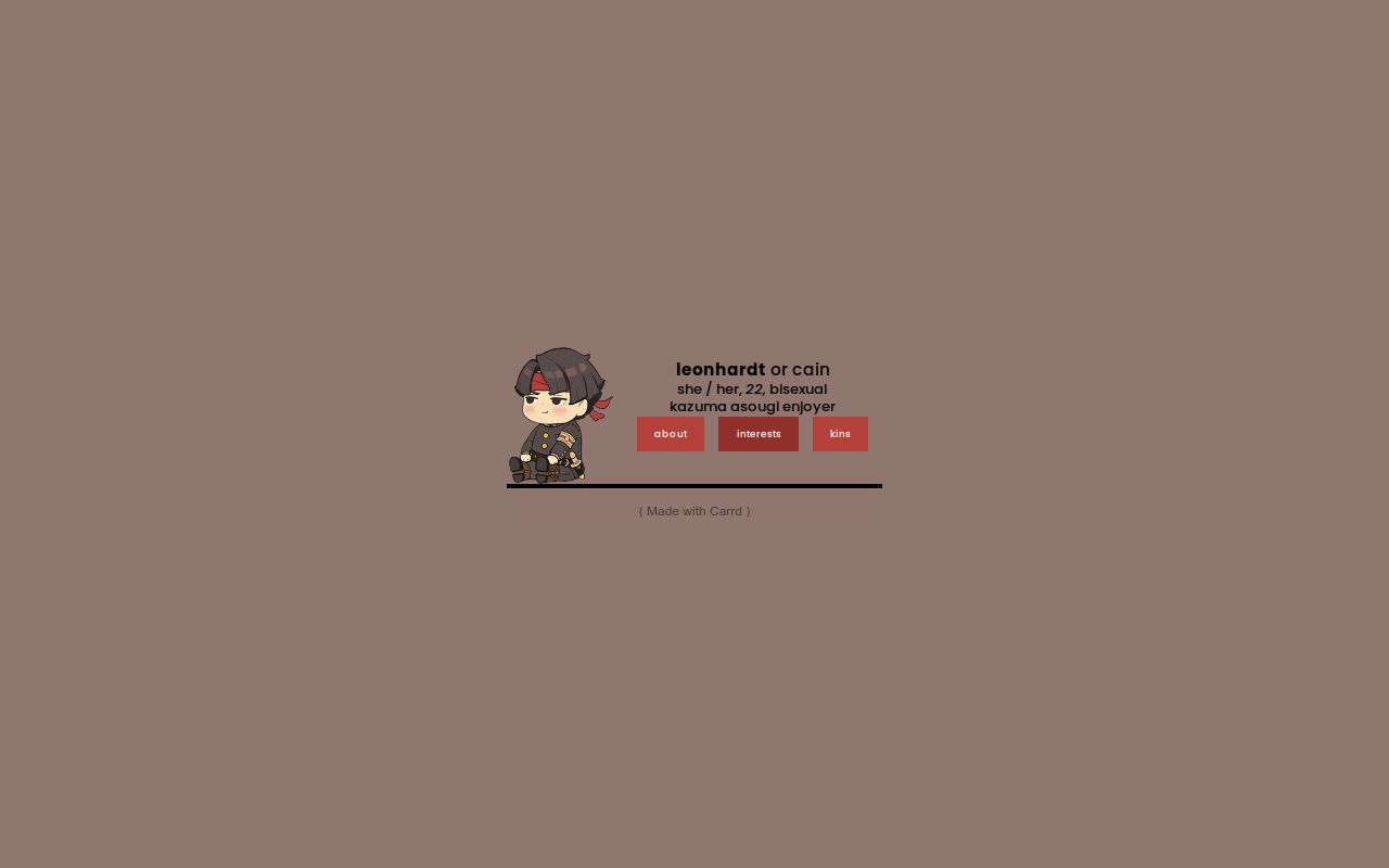 Carrd profile picture for @why